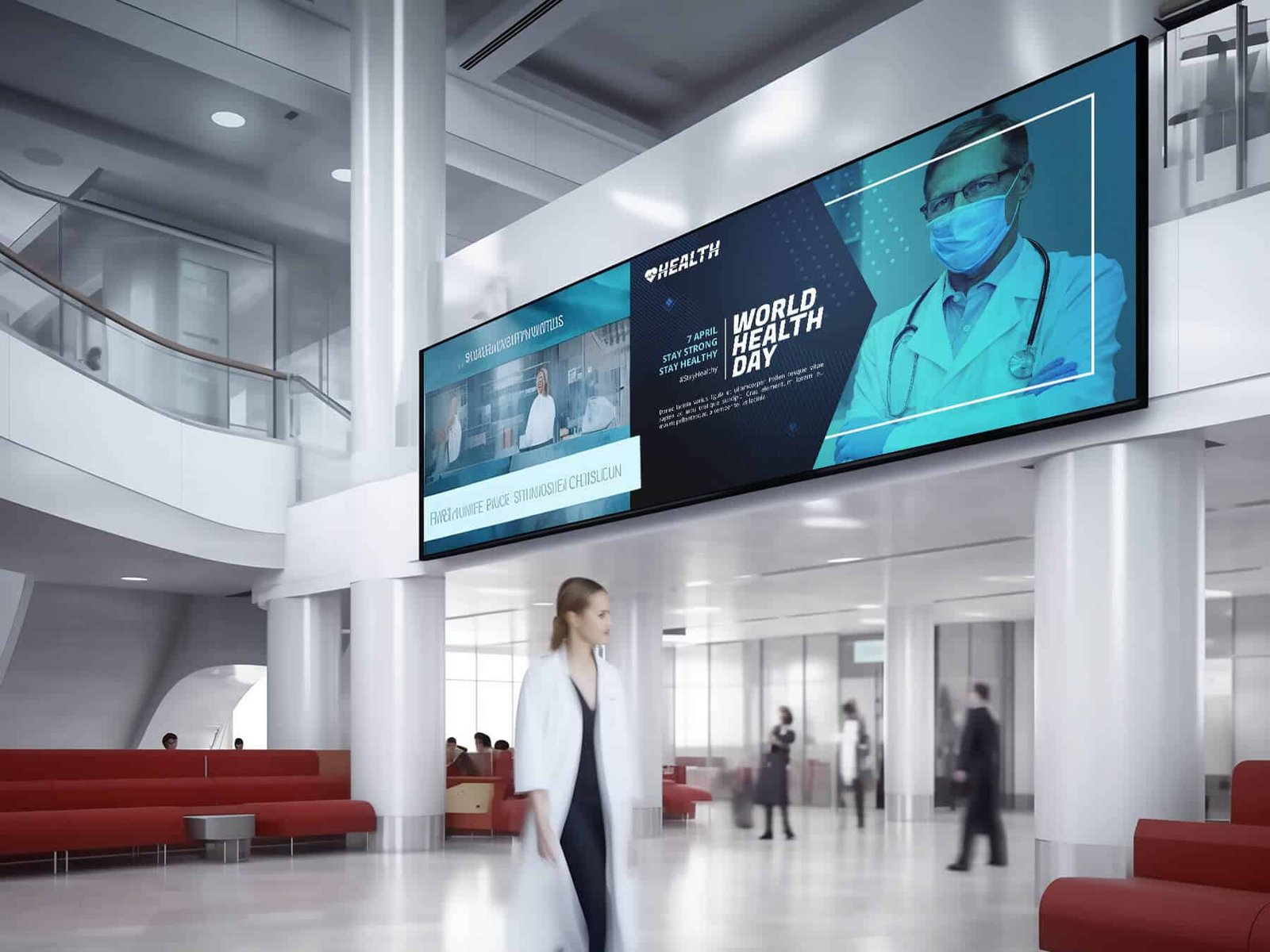 LED display applications in healthcare
